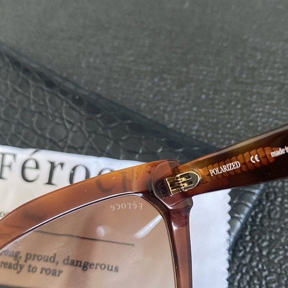 Like new Feroce Heather XL Honeycombe Sunglasses polarized - Picture 3 of 9